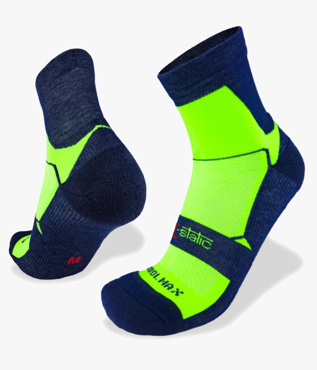 WILDERNESS WEAR "COOLMAX® X - STATIC® RACE" Navy/Lime - WEAREALLANIMALS