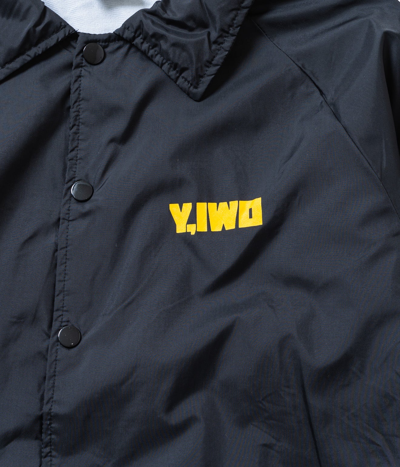 Y,IWO "Big Boy Club Coaches Jacket" Black/Gold - WEAREALLANIMALS