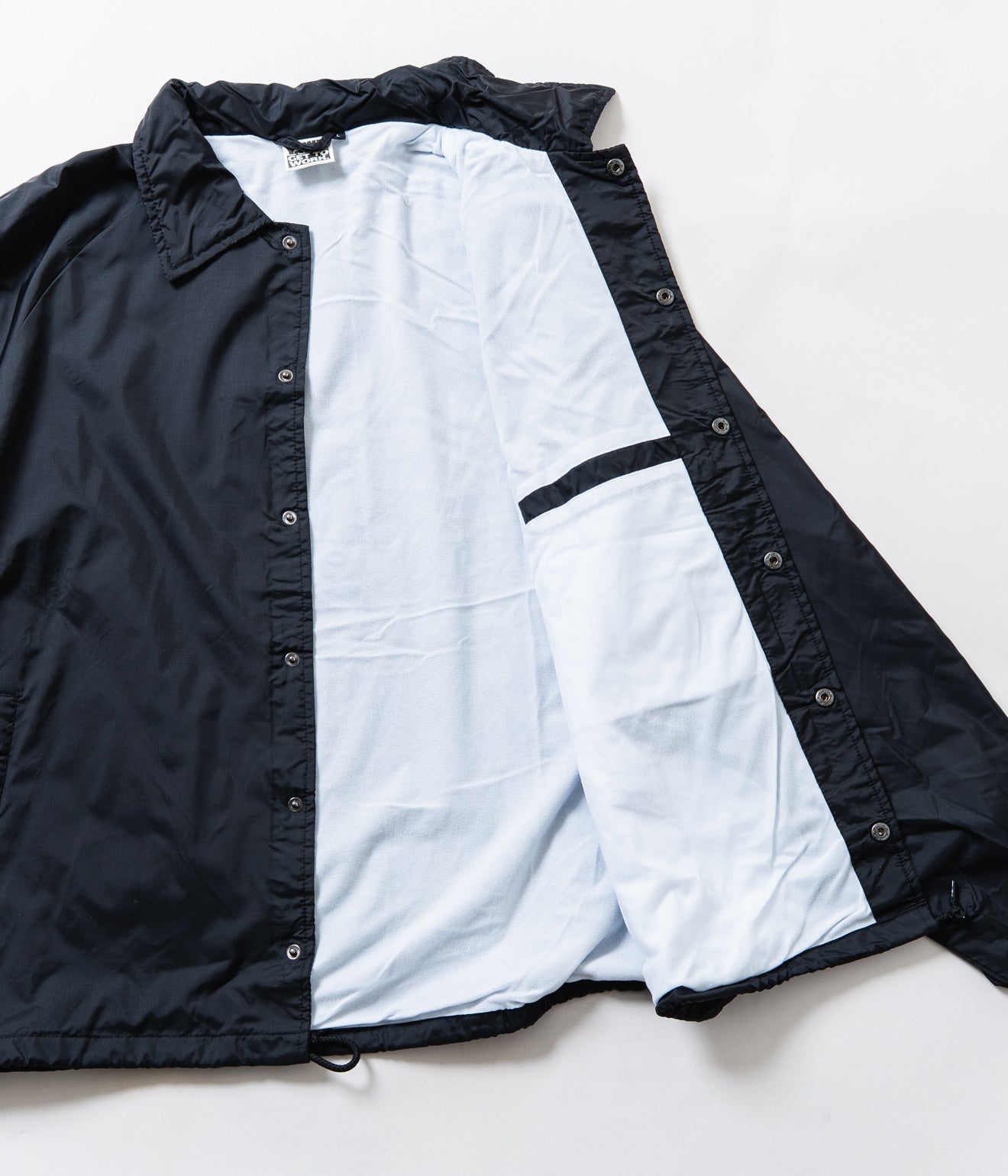 Y,IWO "Big Boy Club Coaches Jacket" Black/Gold - WEAREALLANIMALS