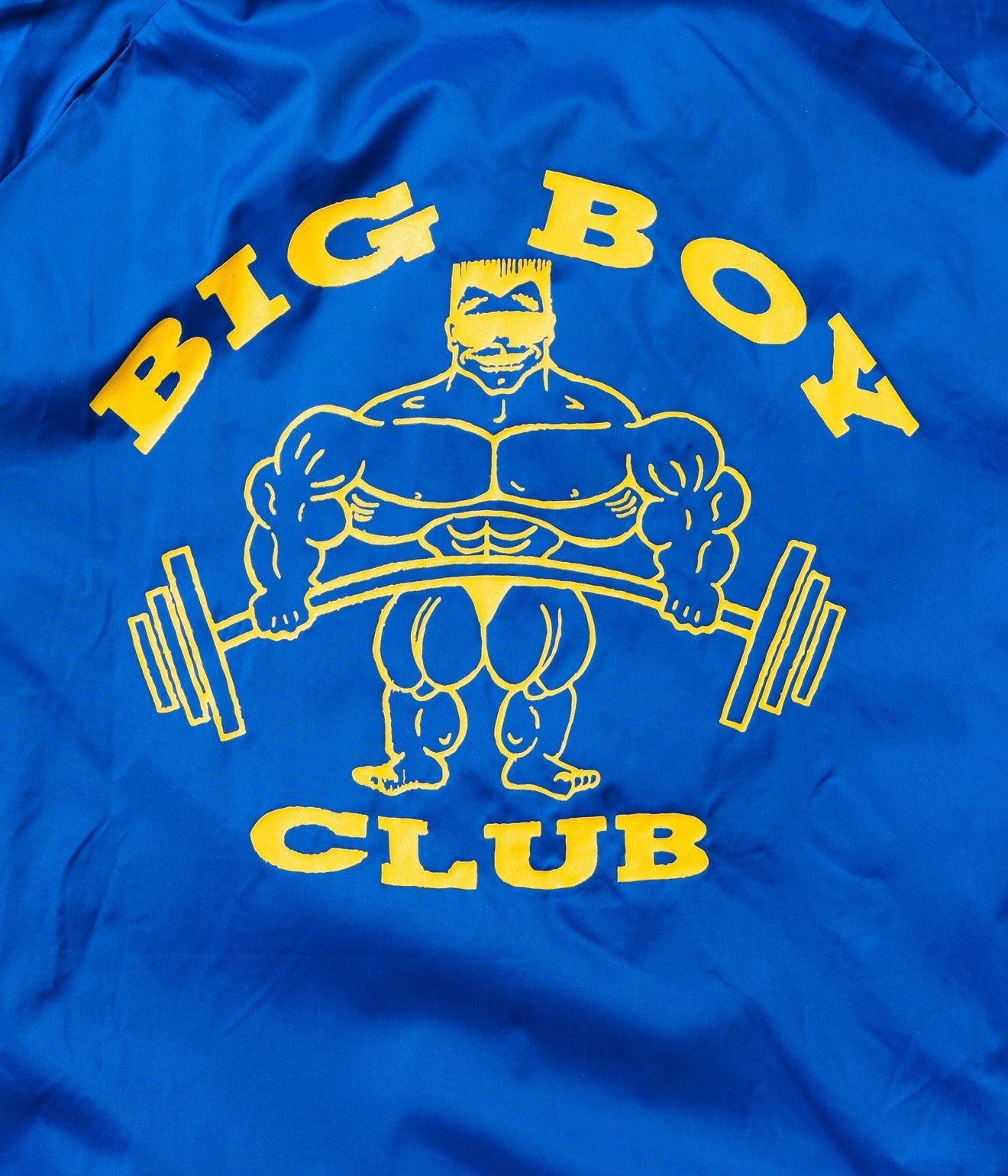 Y,IWO "Big Boy Club Coaches Jacket" Blue/Gold - WEAREALLANIMALS