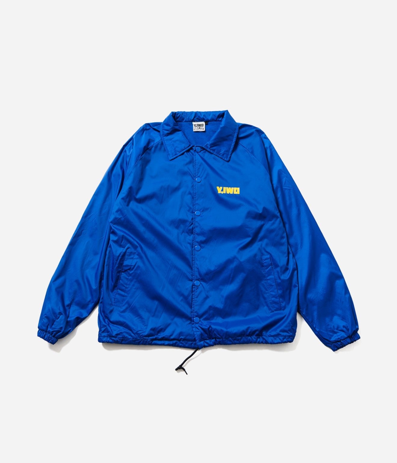 Y,IWO "Big Boy Club Coaches Jacket" Blue/Gold - WEAREALLANIMALS