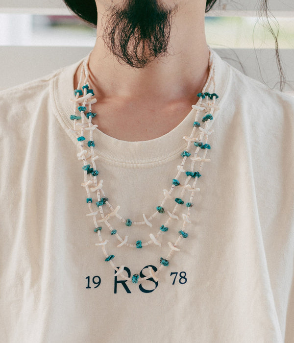 70's Vintage ZUNI Bird + Turquoise Fetish Necklace - WEAREALLANIMALS