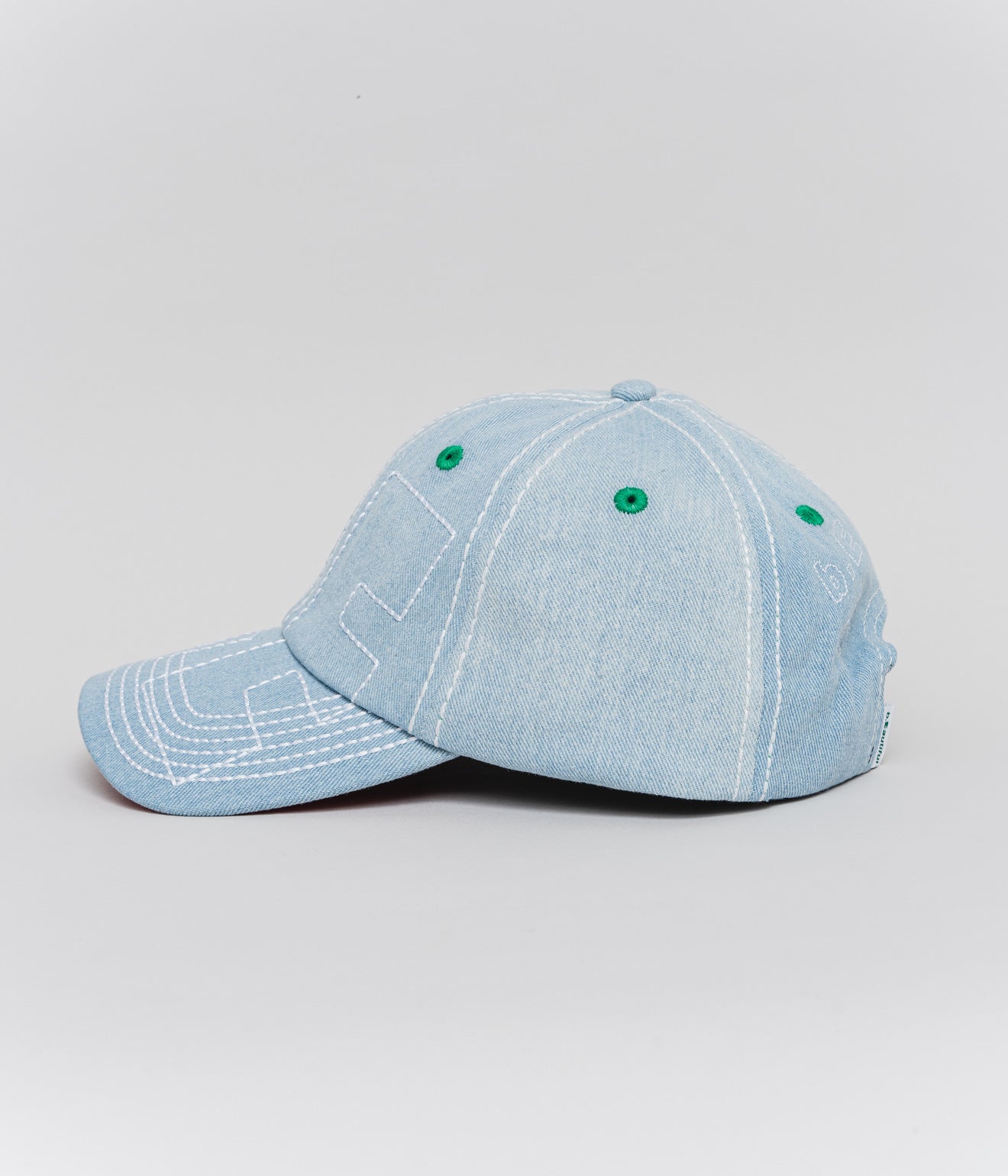 b.Eautiful "Vapor 6 Panel Hat" Light Denim / White - WEAREALLANIMALS