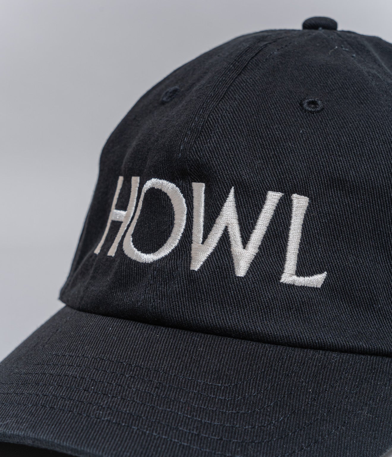 City Lights Bookstore "HOWL Big Logo Cap" Black - WEAREALLANIMALS