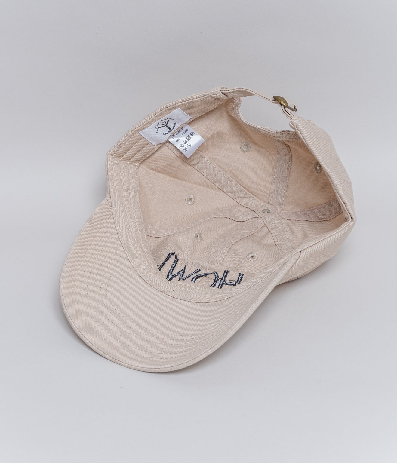 City Lights Bookstore "HOWL logo Cap" Khaki - WEAREALLANIMALS