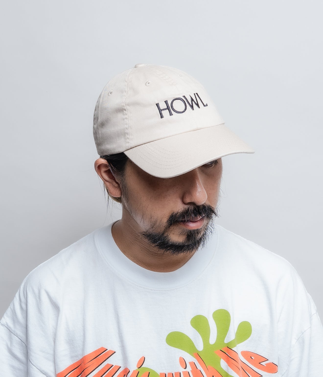 City Lights Bookstore "HOWL logo Cap" Khaki - WEAREALLANIMALS