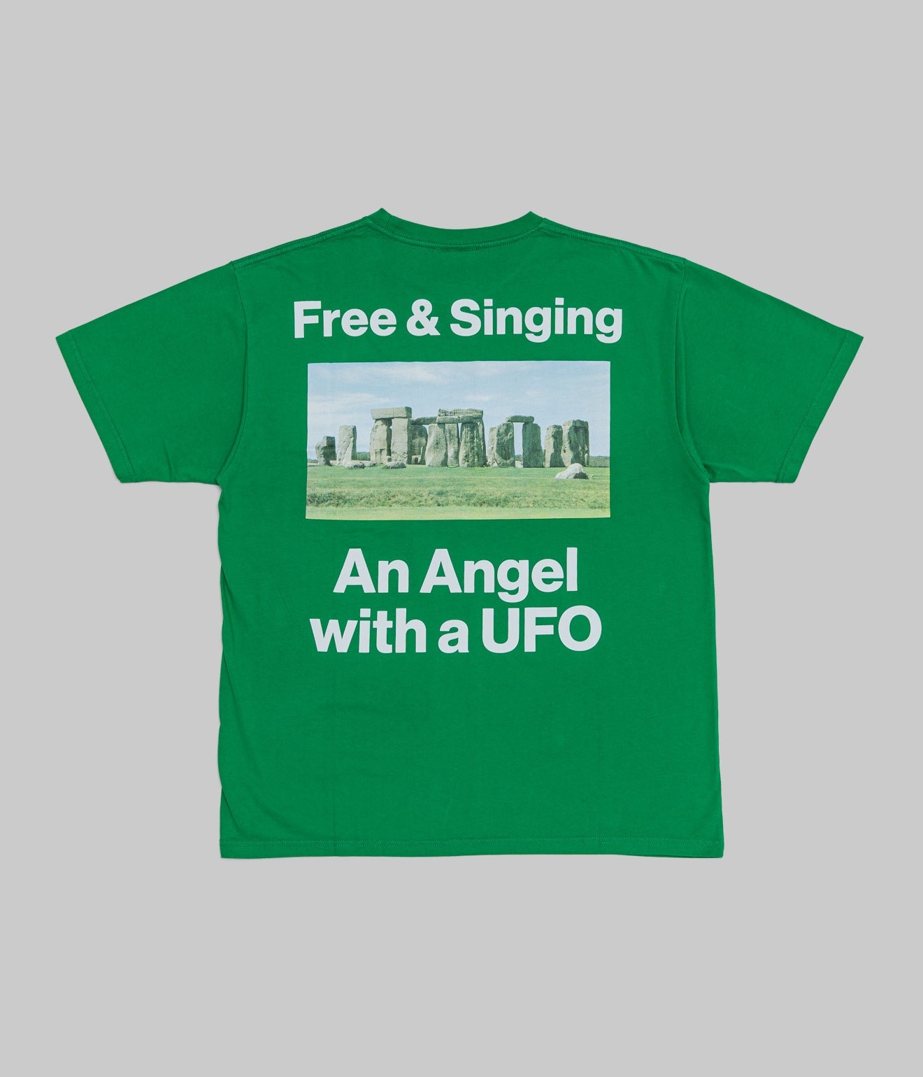 Public Possession "FREE & SINGING" T-Shirt Herbal Green - WEAREALLANIMALS