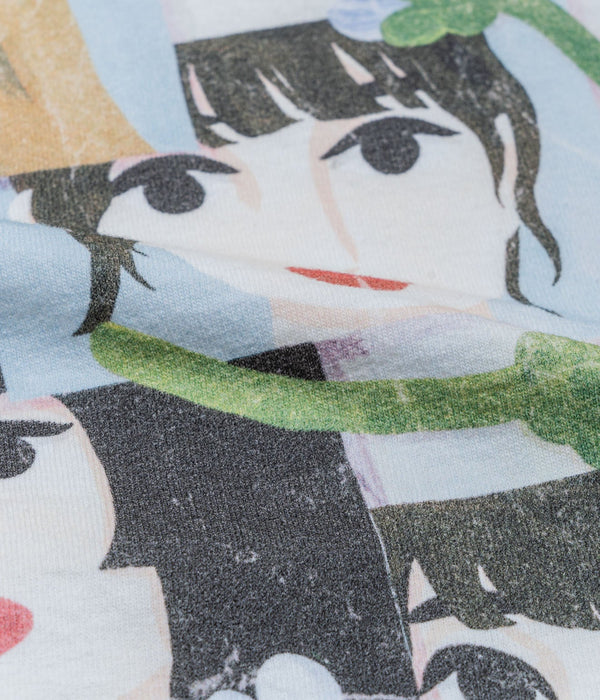 RAY × WEAREALLANIMALS × Momoko Nakamura "Bud" T-shirt Color Print - WEAREALLANIMALS