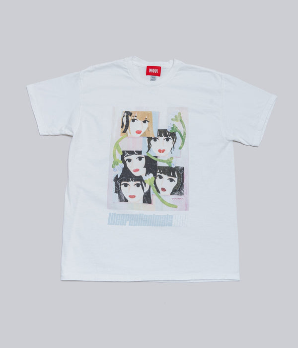RAY × WEAREALLANIMALS × Momoko Nakamura "Bud" T-shirt Color Print - WEAREALLANIMALS