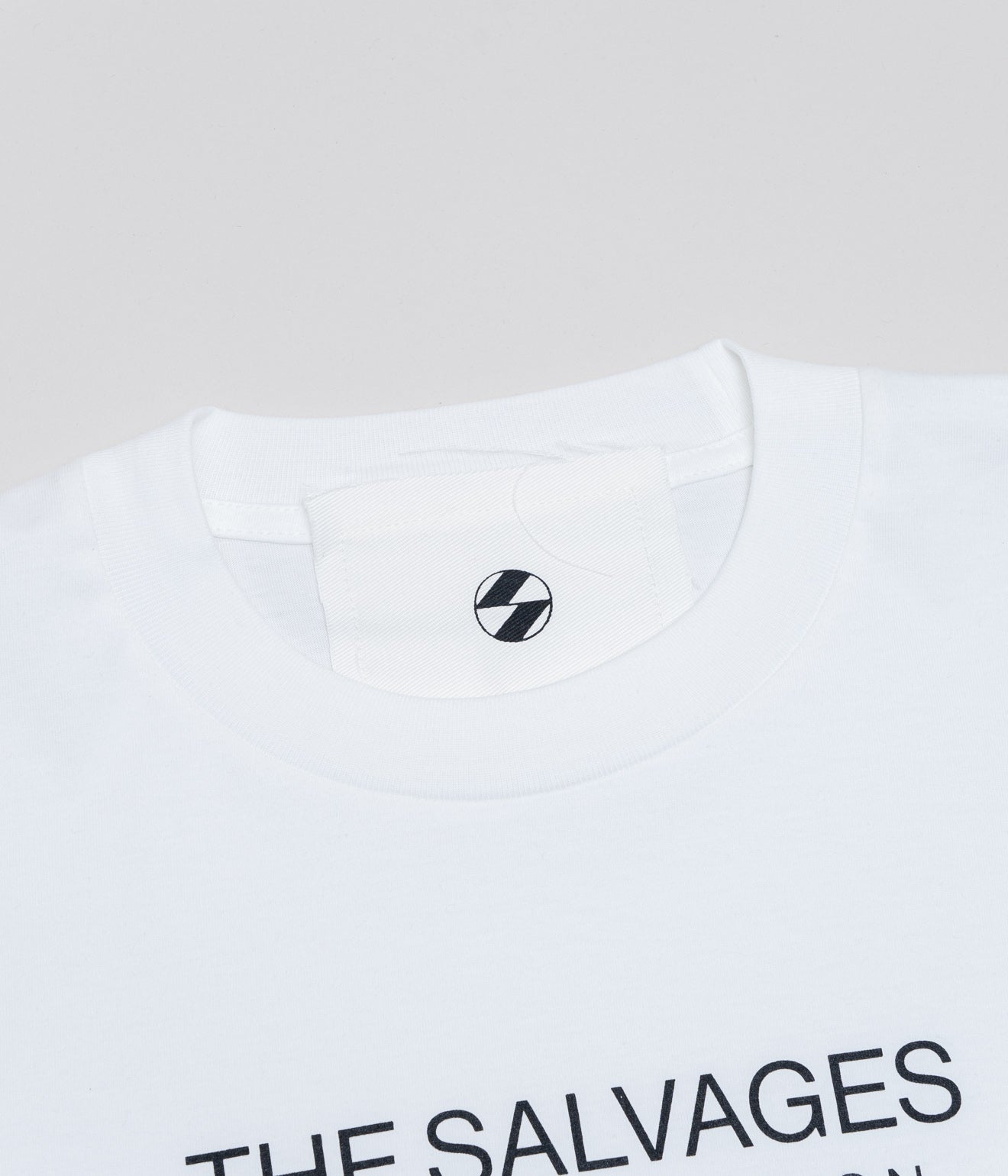 THE SALVAGES "FORM & FUNCTION D-RING OS T-SHIRT" WHITE - WEAREALLANIMALS