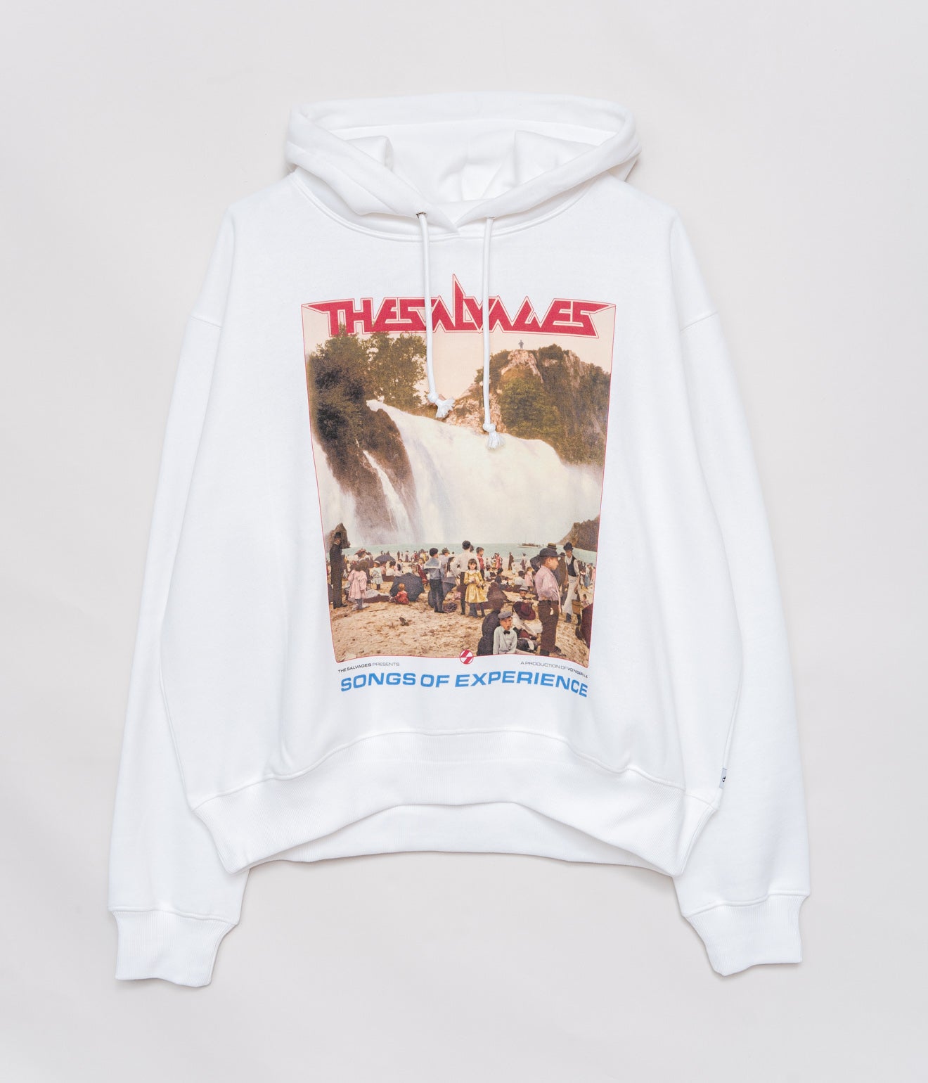THE SALVAGES "Voyager N.4 Boxy Hoodie" White - WEAREALLANIMALS