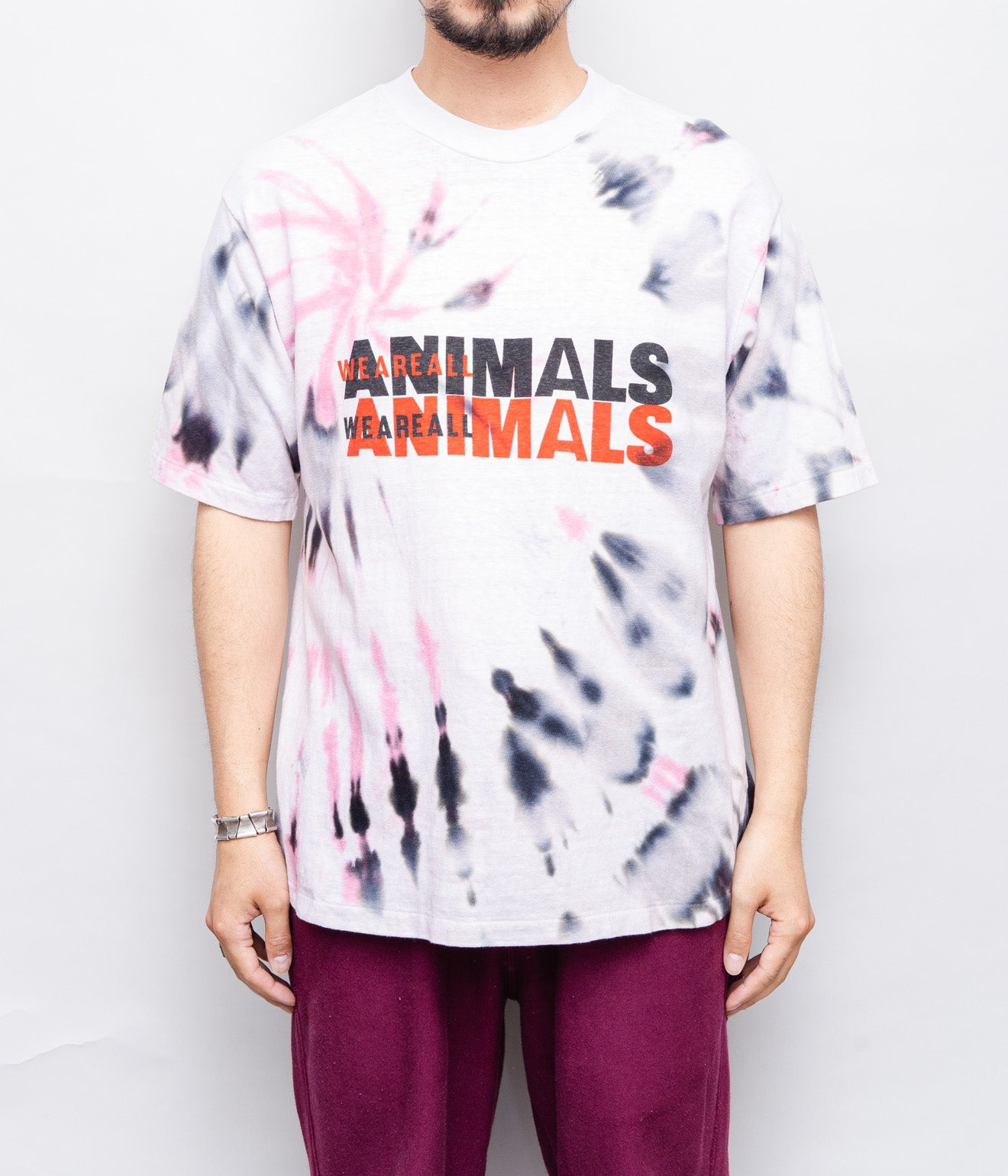 WEAREALLANIMALS × GRATEFUL DREAD ”JESUS LOGO TIE DYE T-SHIRT" M/L - WEAREALLANIMALS