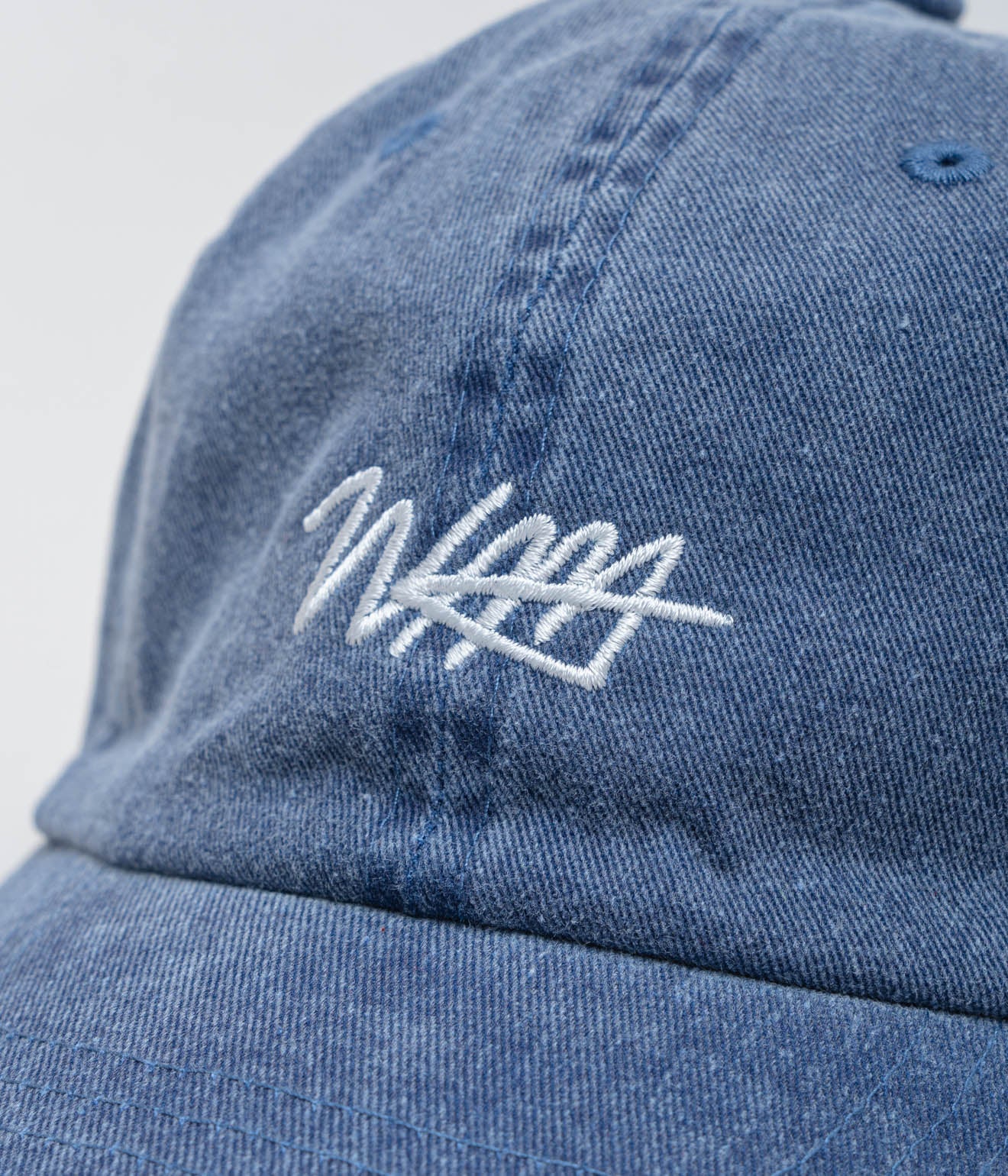 WEAREALLANIMALS "SCRIPT LOGO LOW CAP" BLUE - WEAREALLANIMALS